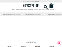 Tablet Screenshot of krystelliefashion.com